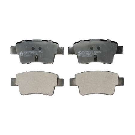 DENCKERMANN B110962 Bremsbeläge Hinten für