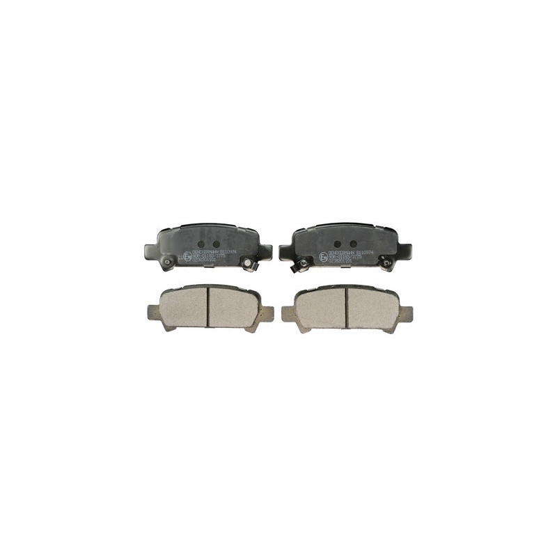 DENCKERMANN B110974 Brake Pads Set Front for  Rear for