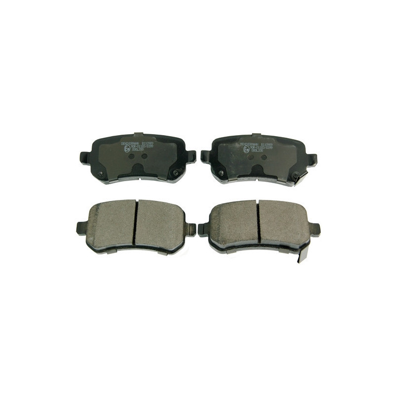 DENCKERMANN B110989 Brake Pads Set Rear for