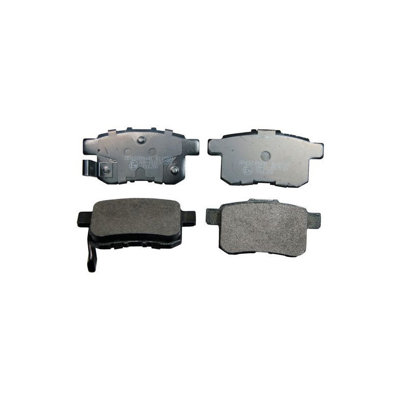 DENCKERMANN B110990 Pastiglie freno Posteriore per