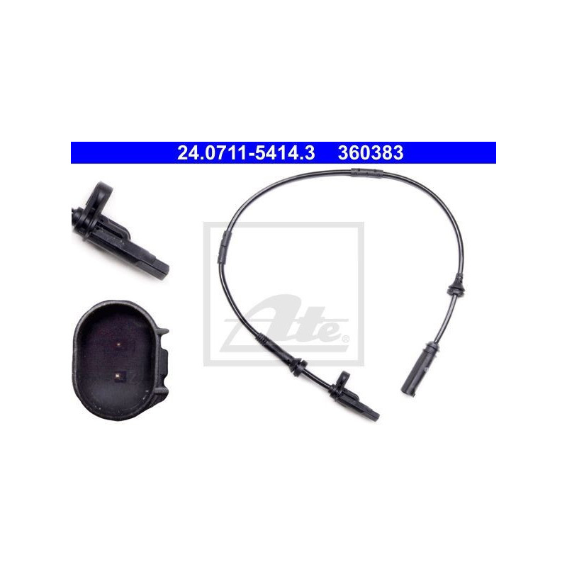 ATE 24.0711-5414.3 ABS Sensor Raddrehzahl Hinten für BMW X3 X4