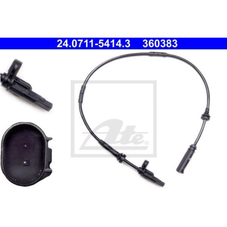 ATE 24.0711-5414.3 Czujnik ABS tył dla BMW X3 X4