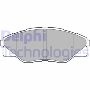 DELPHI LP2496 Pastiglie freno Anteriore per