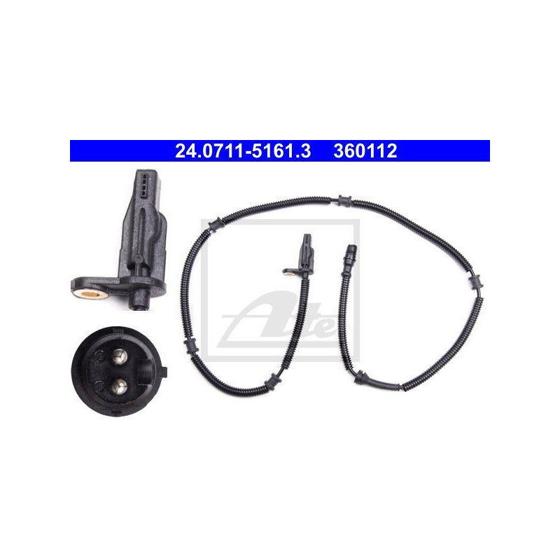 ATE 24.0711-5161.3 Capteur ABS vitesse de roue arrière pour Renault Master