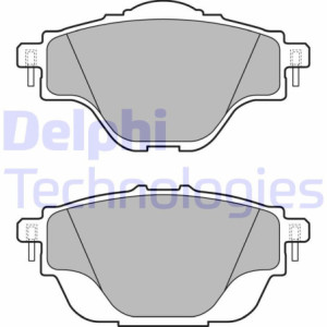 DELPHI LP2509 Pastillas de freno Trasero para