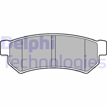 DELPHI LP2502 Pastiglie freno Posteriore per