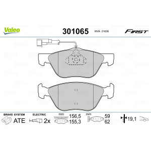 VALEO 301065 Brake Pads Set Front for