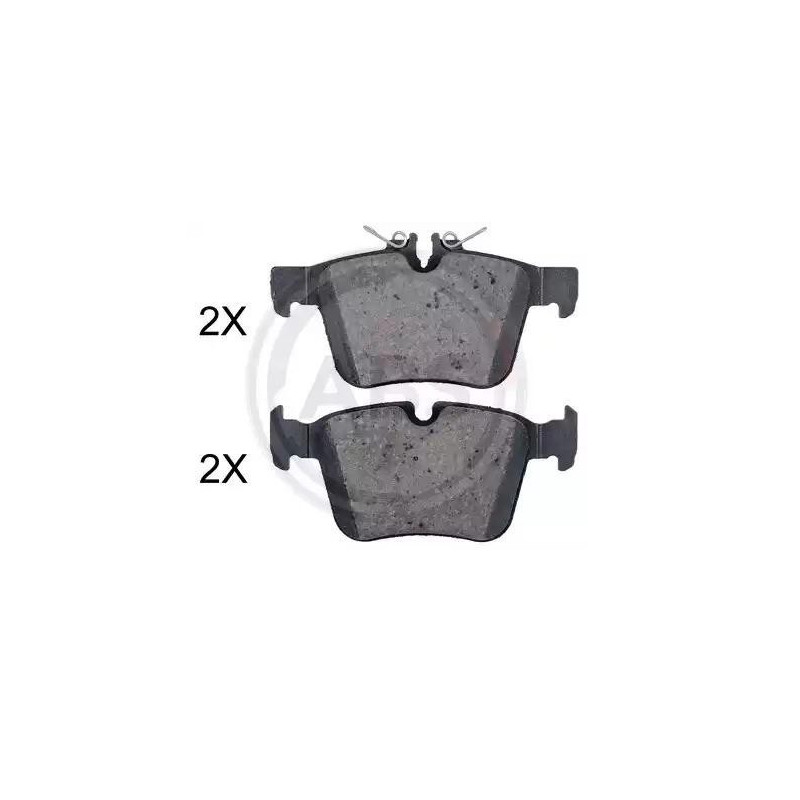 Brake Pads Set Rear for Mercedes C-Class W205 S205 C205 A205 A.B.S. 35073