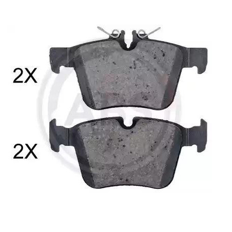 Plaquettes de frein Arrière pour Mercedes Classe C W205 S205 C205 A205 A.B.S. 35073