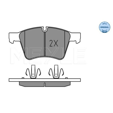 MEYLE 025 241 5120 Brzdové destičky přední pro Mercedes GL M R