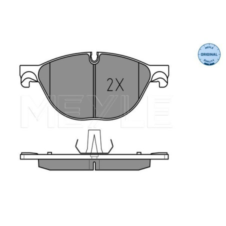 MEYLE 025 250 4519 Klocki hamulcowe przód dla BMW 5 6 7