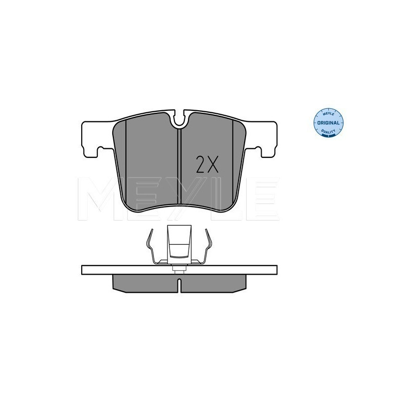 MEYLE 025 251 9919 Brzdové destičky přední pro BMW 3 4 2 X3 X4 1