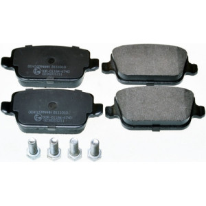 DENCKERMANN B111010 Plaquettes de frein Arrière pour
