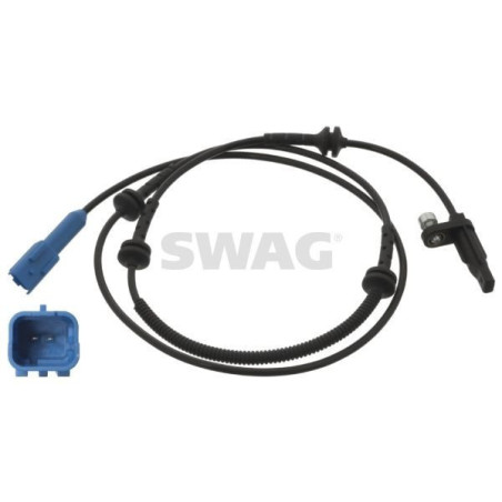 Delantero Sensor ABS revoluciones rueda para Citroen C5 C6 Peugeot 407 508 SWAG 62 94 6261