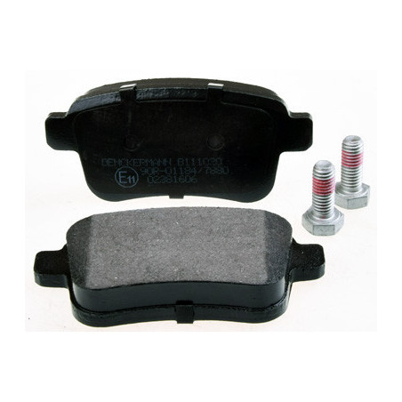 DENCKERMANN B111020 Brzdové destičky Zadní pro