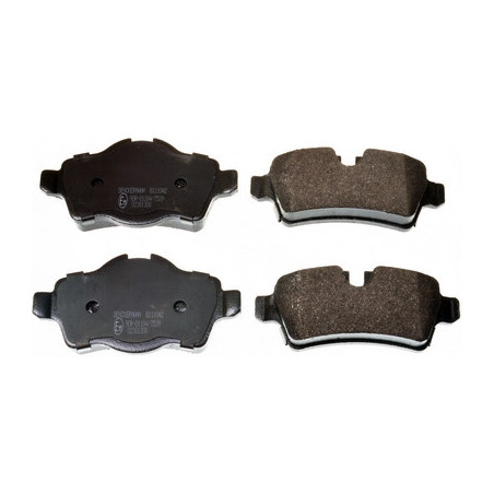 DENCKERMANN B111042 Brzdové destičky Zadní pro