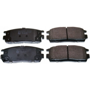 DENCKERMANN B111064 Pastillas de freno Trasero para