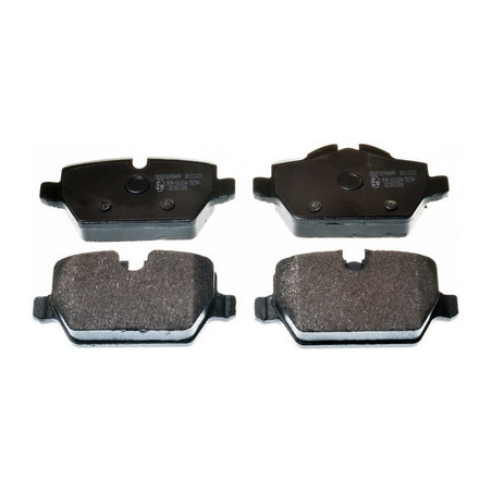 DENCKERMANN B111123 Brzdové platničky Zadné pre