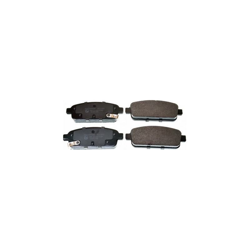 DENCKERMANN B111153 Klocki hamulcowe Tył dla