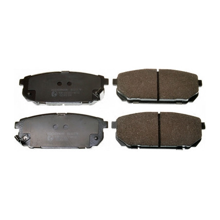 DENCKERMANN B111174 Klocki hamulcowe Tył dla