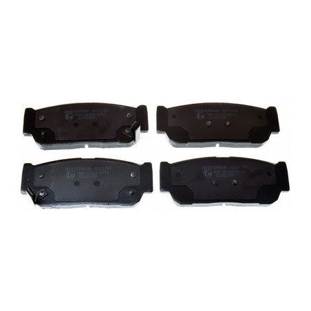 DENCKERMANN B111184 Pastillas de freno Trasero para