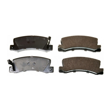 DENCKERMANN B111208 Bremsbeläge Hinten für