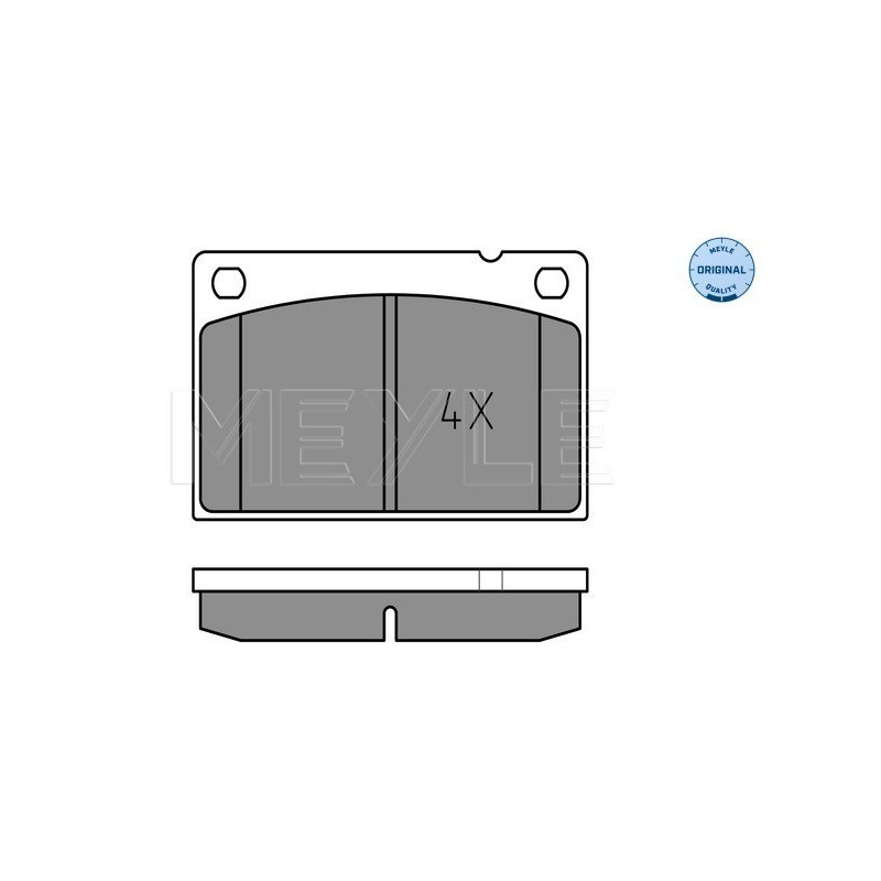 MEYLE 025 201 5316 Brake Pads Set Front for Volvo 240 260