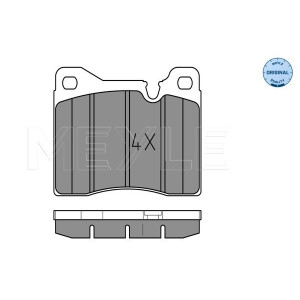 MEYLE 025 204 3715 Pastillas de freno delantero para BMW 5 6