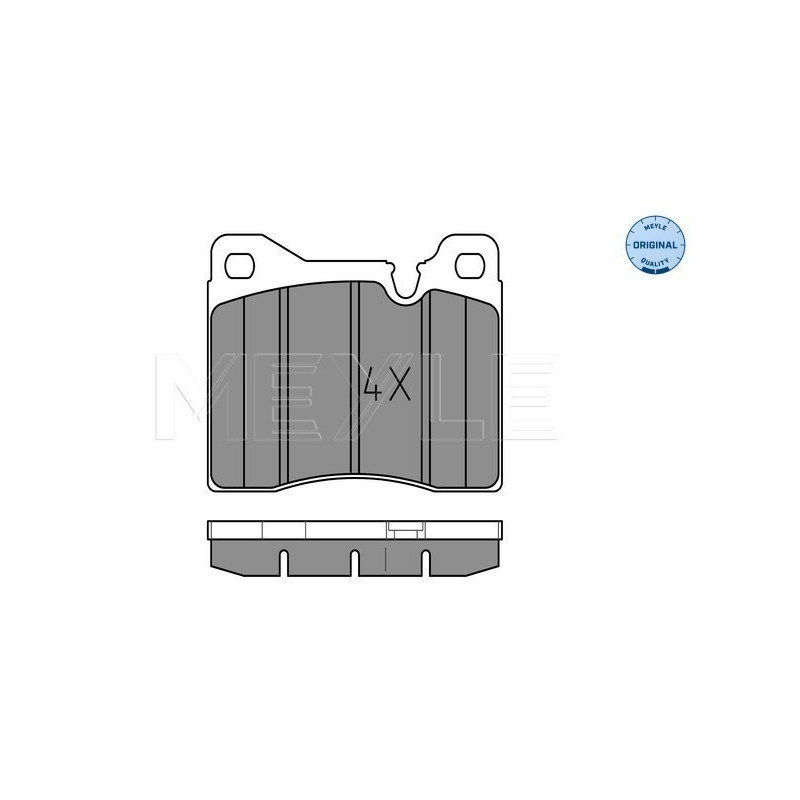 MEYLE 025 204 3715 Pastiglie freno anteriore per BMW 5 6