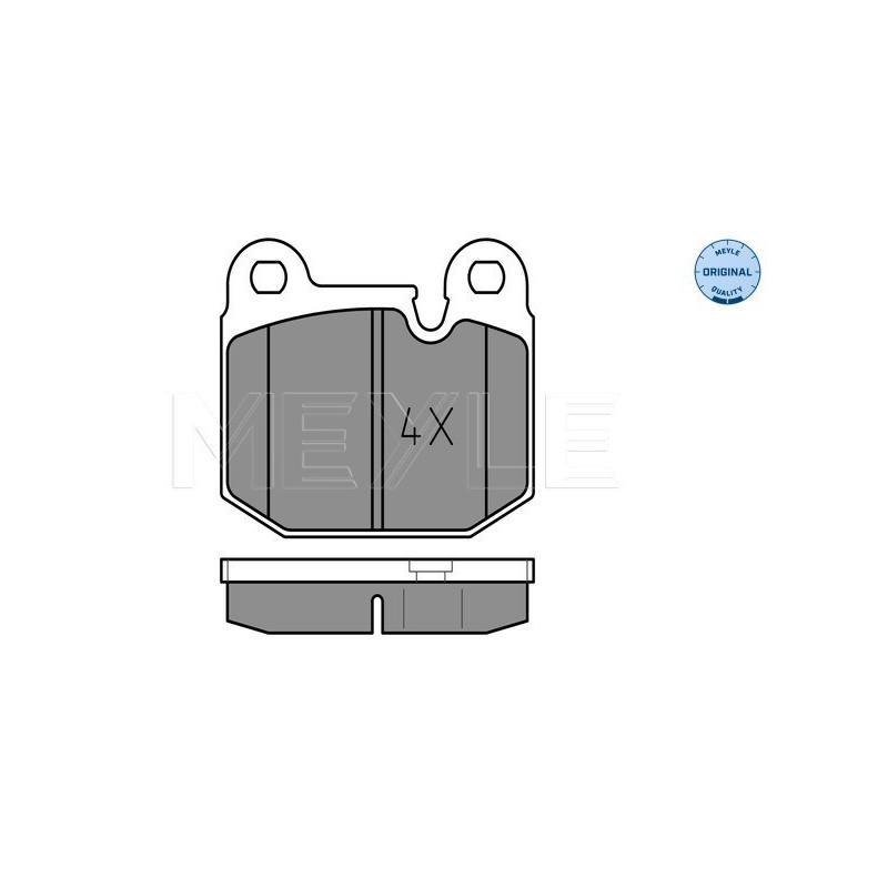 MEYLE 025 205 8816 Pastiglie freno anteriore per BMW 3