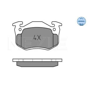 MEYLE 025 206 3415 Brzdové platničky predné pre Twingo Rapid Clio Super