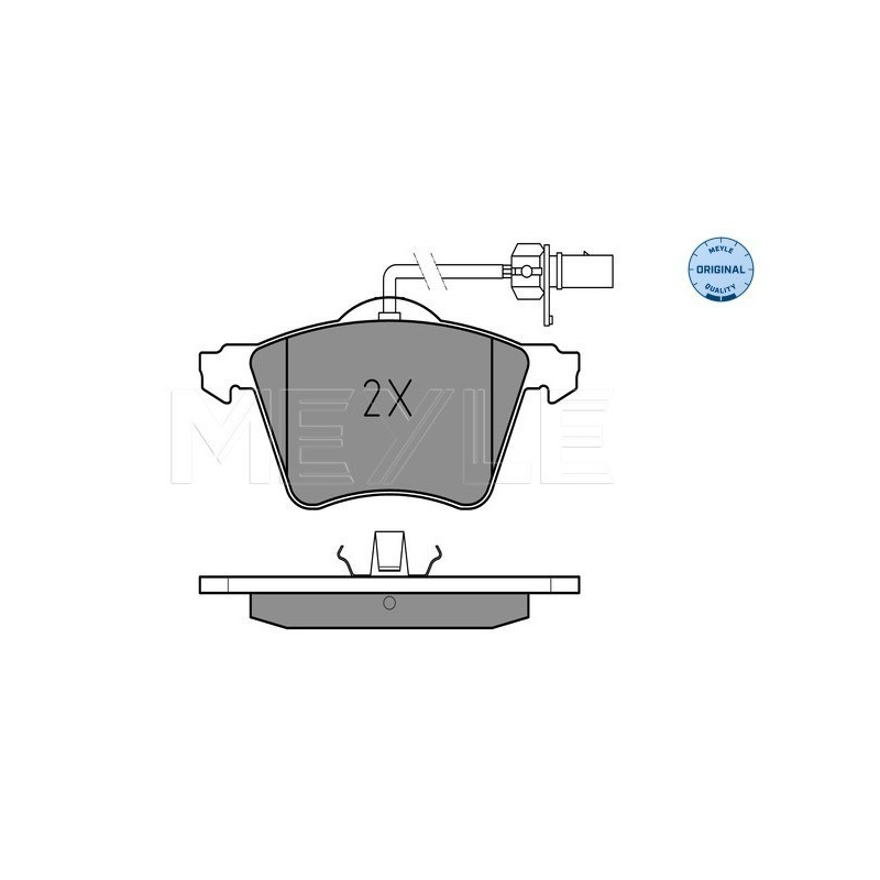 MEYLE 025 210 3419/W Bremsbeläge Vorne für VW Transporter California