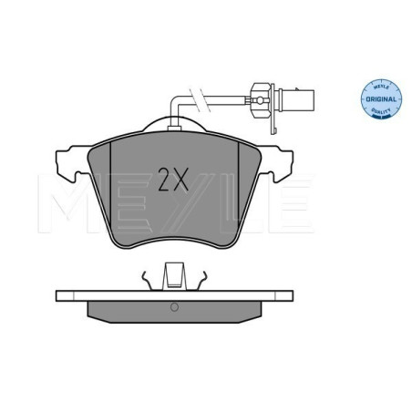 MEYLE 025 210 3419/W Brzdové destičky přední pro VW Transporter California