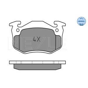 MEYLE 025 210 9615/W Brzdové platničky predné pre Rapid Twingo Super Clio