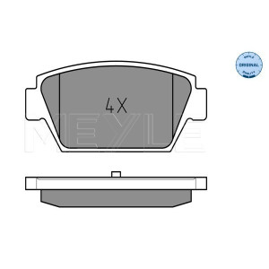 MEYLE 025 211 2514 Brake Pad Set Rear for