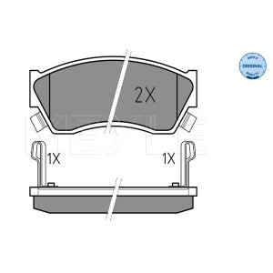 MEYLE 025 213 3314/W Brzdové platničky predné pre Swift Alto Justy