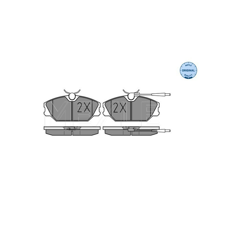 MEYLE 025 213 8818/W Plaquettes de frein avant pour Laguna Safrane Megane Sport