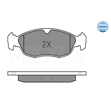MEYLE 025 214 3017/W Brake Pads Set Front for Peugeot 306 205
