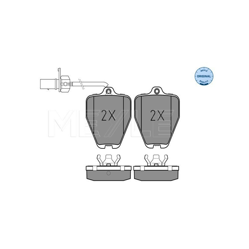 MEYLE 025 214 5218/W Pastillas de freno delantero para Audi A8 A6 100