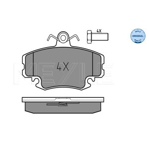 MEYLE 025 214 6318/W Brzdové platničky predné pre 19 Clio Megane Logan Sandero 309 Thalia Rapid