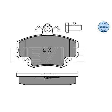 MEYLE 025 214 6318/W Bremsbeläge Vorne für 19 Clio Megane Logan Sandero 309 Thalia Rapid Super 21