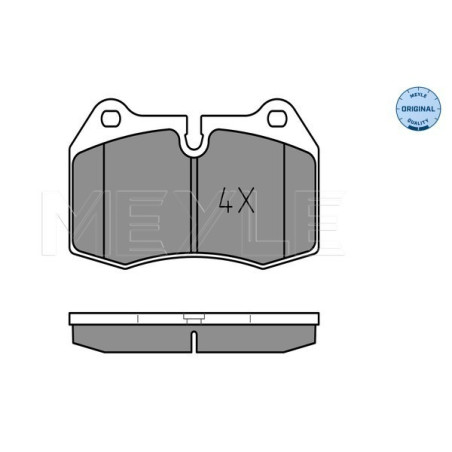 MEYLE 025 214 7118 Plaquettes de frein avant pour BMW 7 8 5