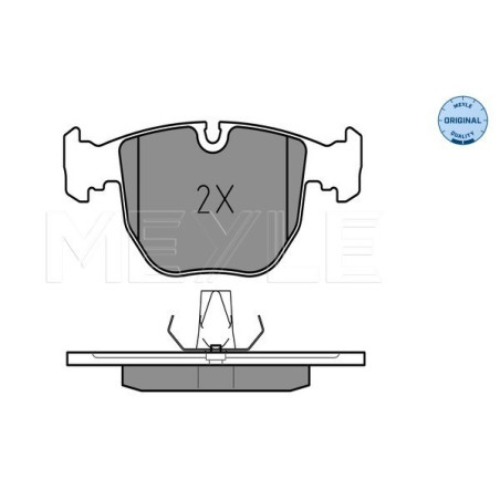 MEYLE 025 214 8619 Klocki hamulcowe przód dla BMW 5 X5 7 X3