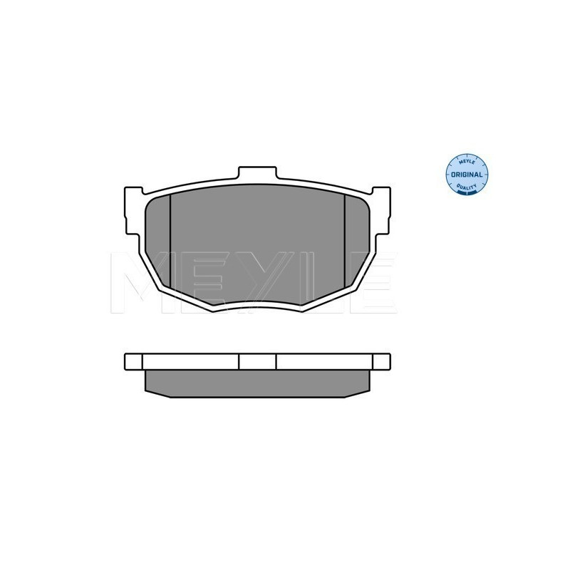 MEYLE 025 215 5314/W Bremsbeläge Hinten für Lantra Elantra Cerato Coupe Bluebird Maxima
