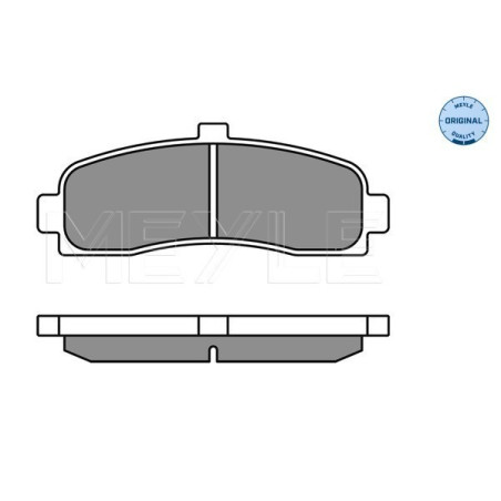 MEYLE 025 216 2615 Brake Pads Set Front for Nissan Micra