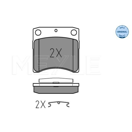 MEYLE 025 216 3517 Brzdové destičky přední pro VW Transporter California