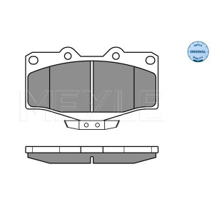MEYLE 025 216 7915/W Brzdové platničky predné pre Land Cruiser Hilux Taro 4 Runner