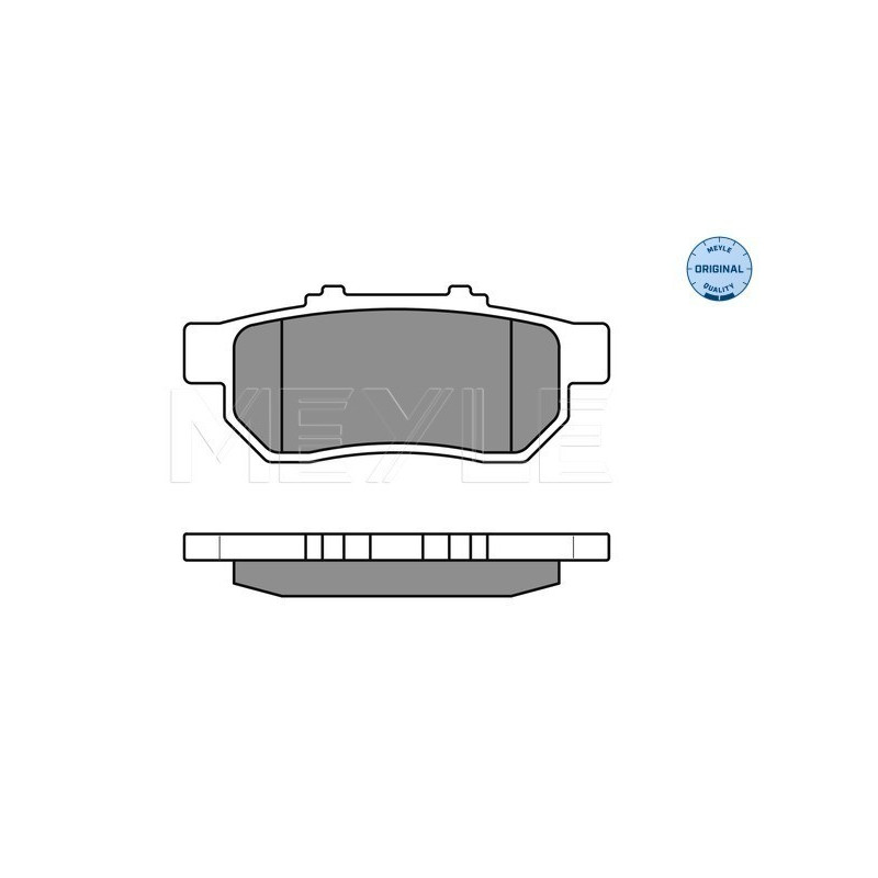 MEYLE 025 217 3813/W Pastillas de freno trasero para Civic Jazz CRX
