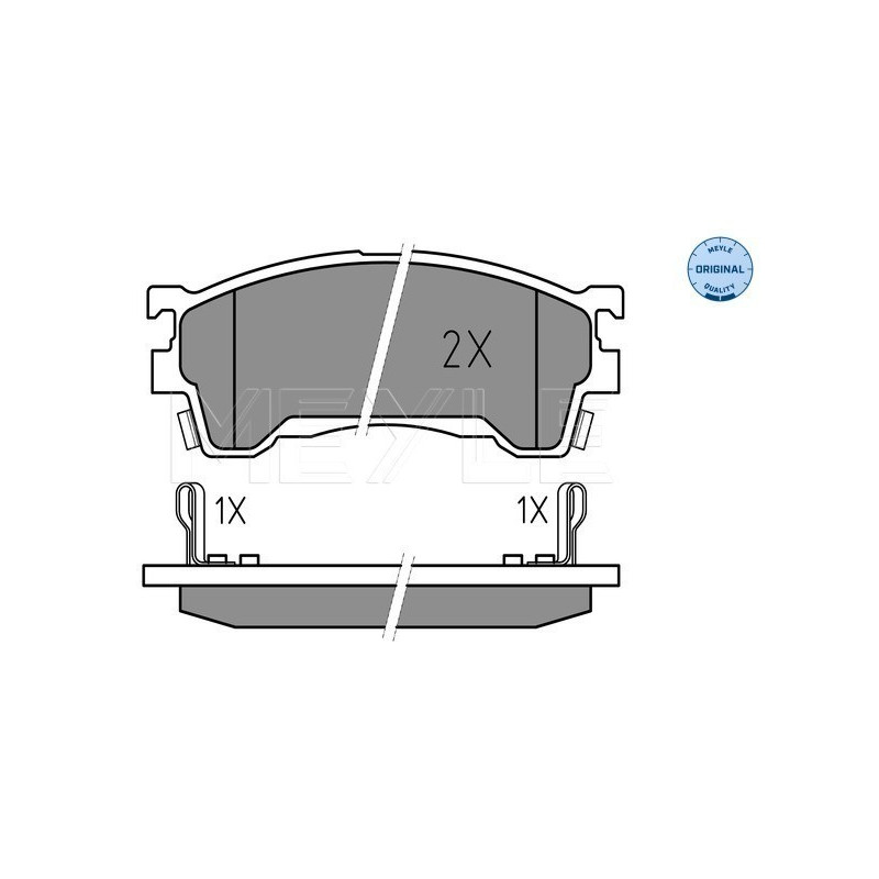 MEYLE 025 217 5416/W Pastillas de freno delantero para 626 323 MX-6 Premacy XEDOS Probe