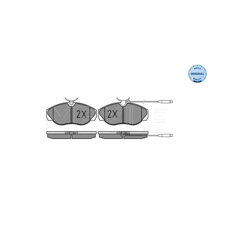 MEYLE 025 217 9719/W Brake Pads Set Front for Ducato Boxer JUMPER